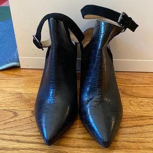 Nicole Miller Artelier Boots w/ Ankle Strap